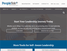 Tablet Screenshot of peopletekcoaching.com